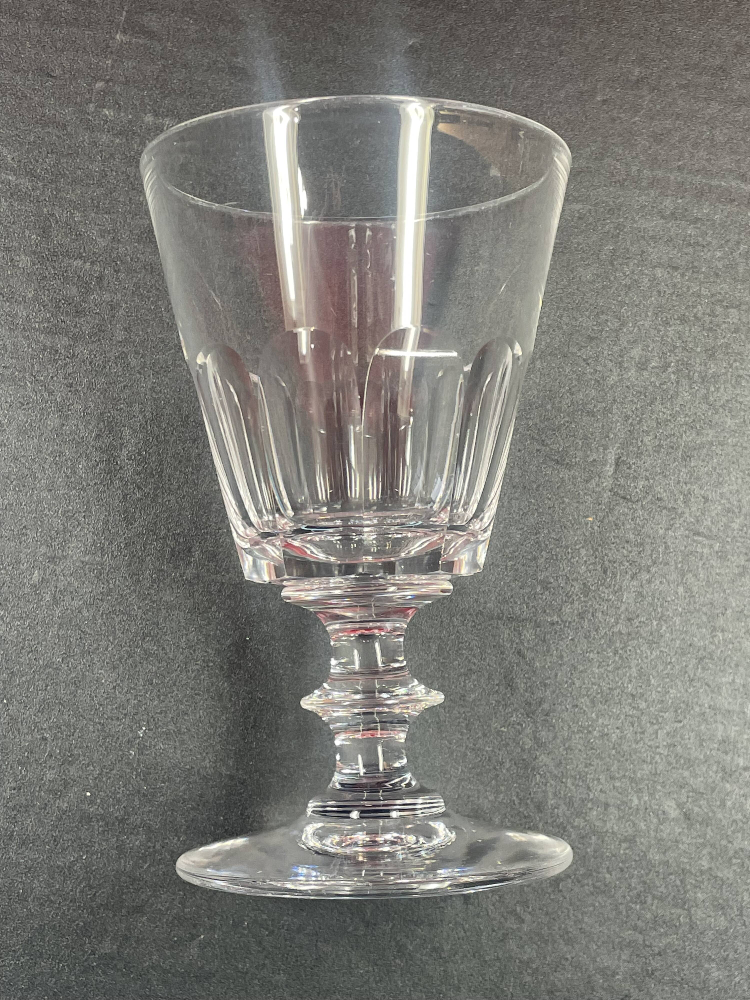 Antique Baccarat / St Louis crystal wine glass, Caton model, (19th century)