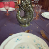 Set of Arcopal floral plates