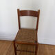 Chaise ancienne bois et corde