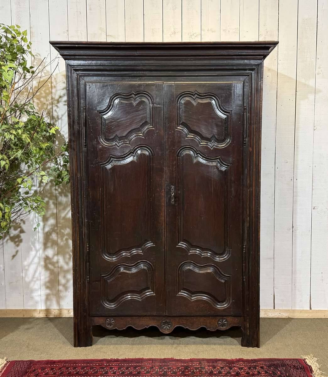 18th-century oak wardrobe
