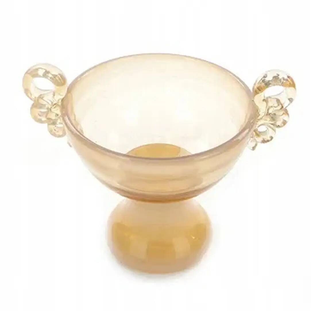 Modernism vase, glass, designed by J. Słuczan-Orkusz, Poland, 1970s