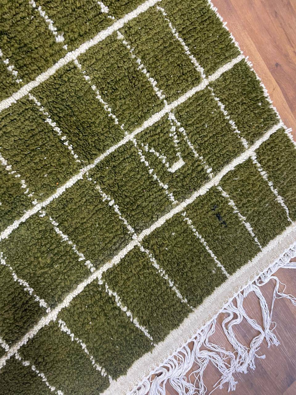 Natural handmade Berber rug 3x2 m