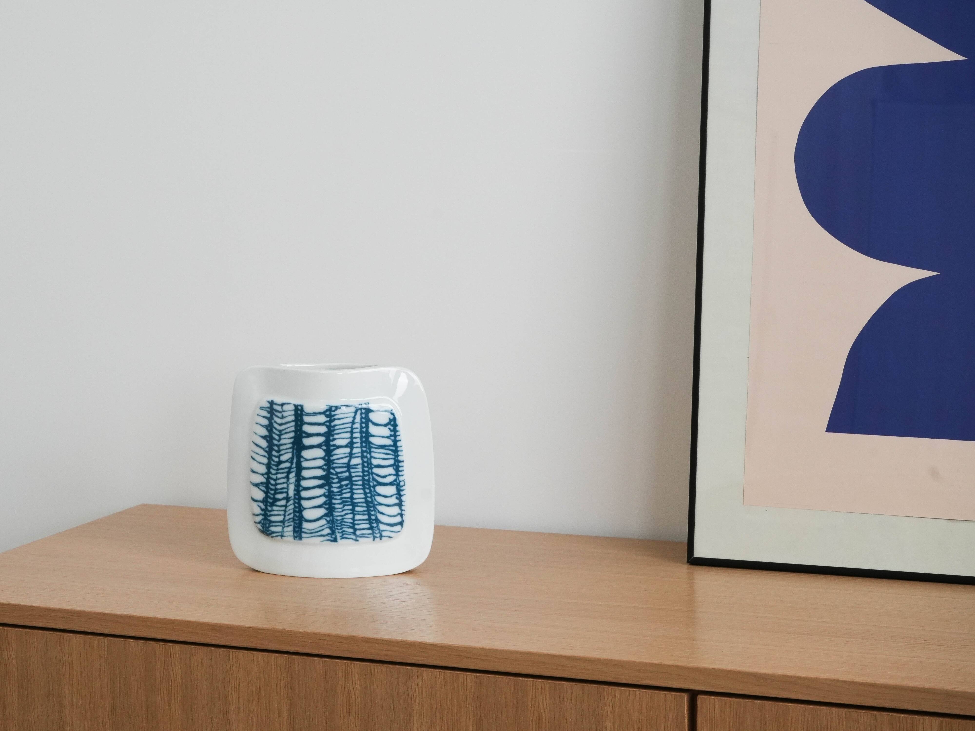 Porcelain vase, Danish design, 1970s, manufacturer: Bing & Grøndahl