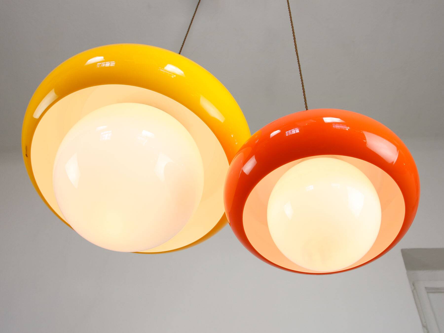 Space Age Model Best Pendants from Guzzini, 1970s, set of 2