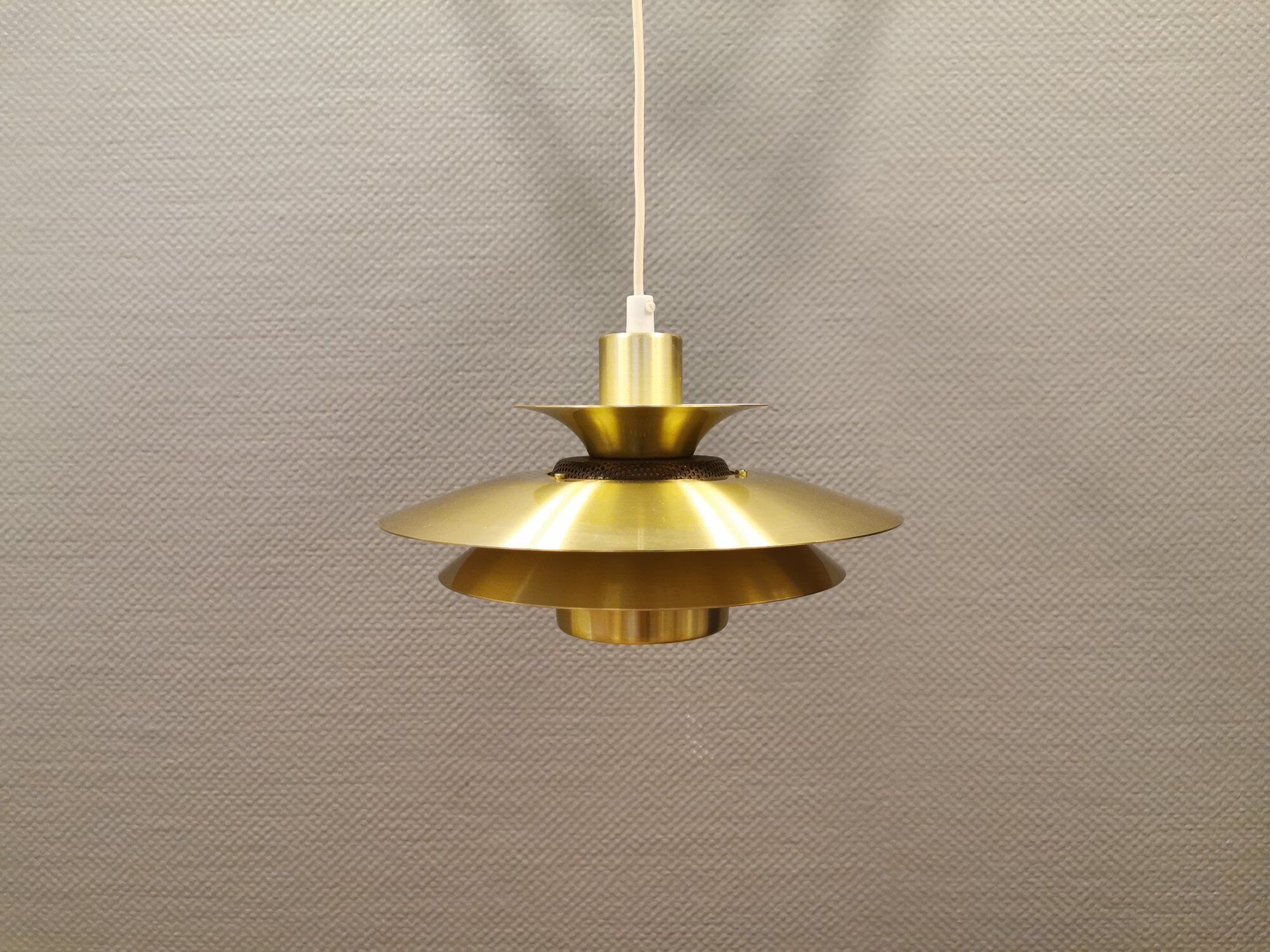 Hanging lamp from the 80s, by Danish JEKA, model Capri.