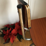 Brown formica chairs