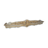 LOUIS XV style ledge in carved and patinated wood