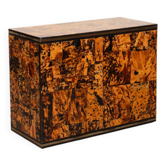Unique Tortoiseshell Cabinet by Roberto Jodice for Ottini Milano 1974
