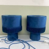 Lampes blue velvet