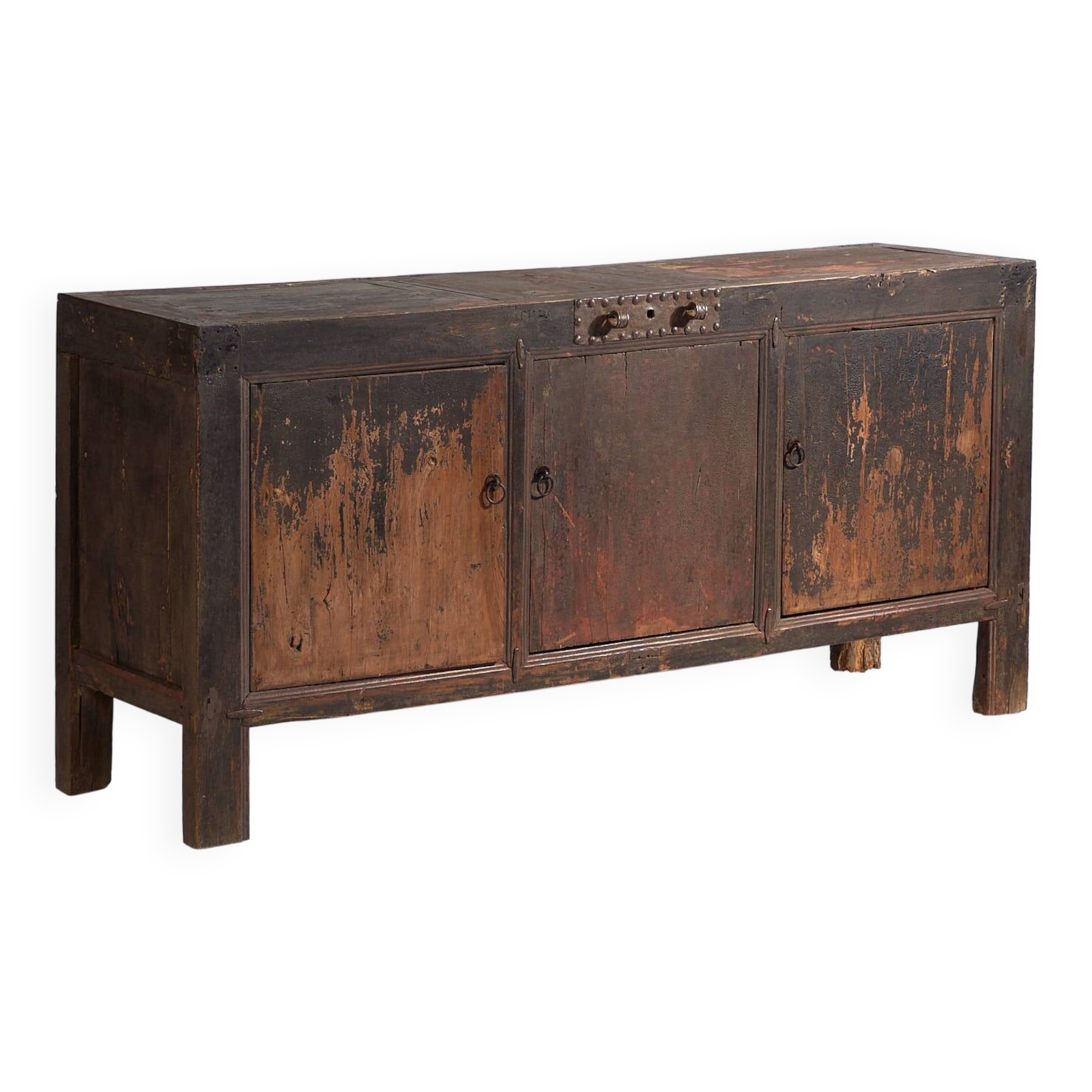 Antique sideboard in dark tones (c.1900) #26