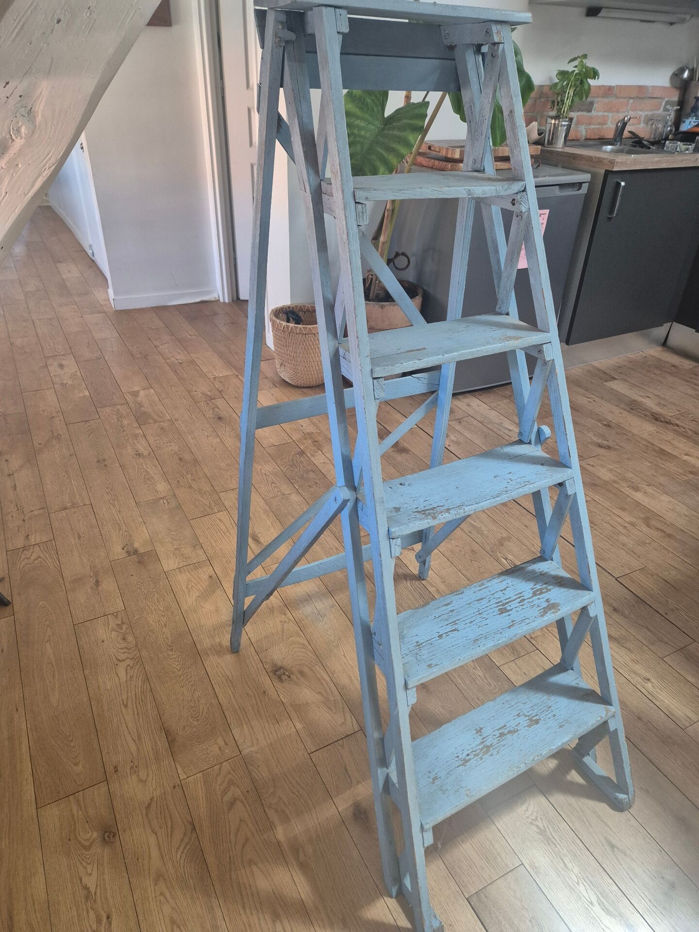 Old library step ladder