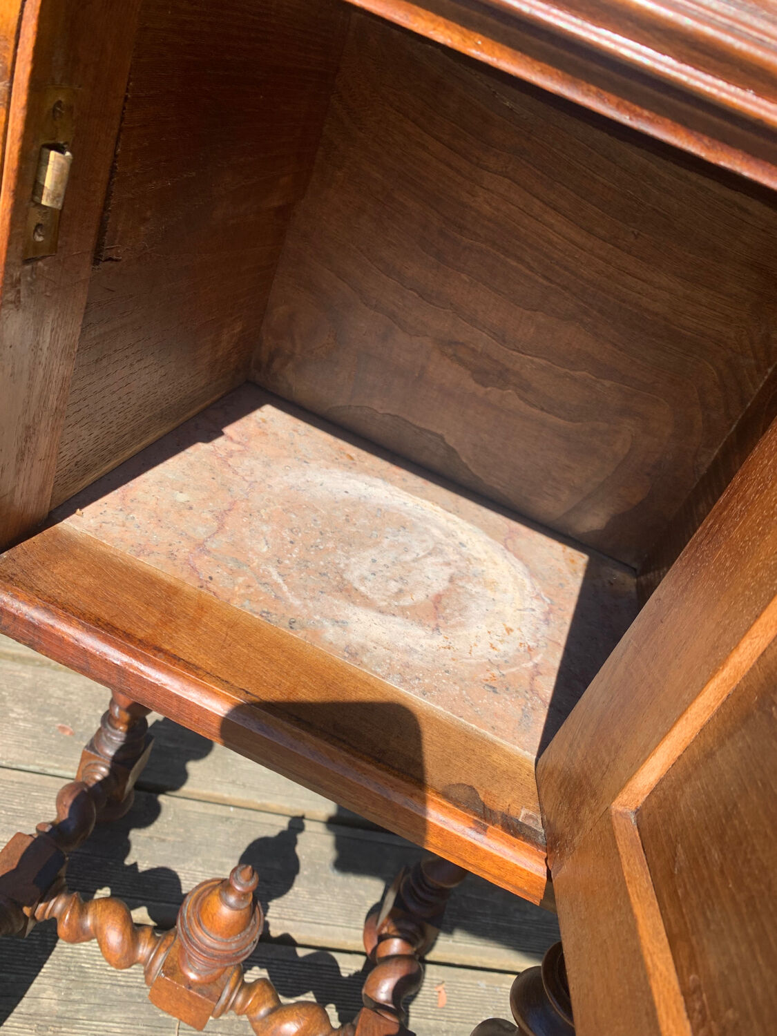 Henri II night table, late 19th century