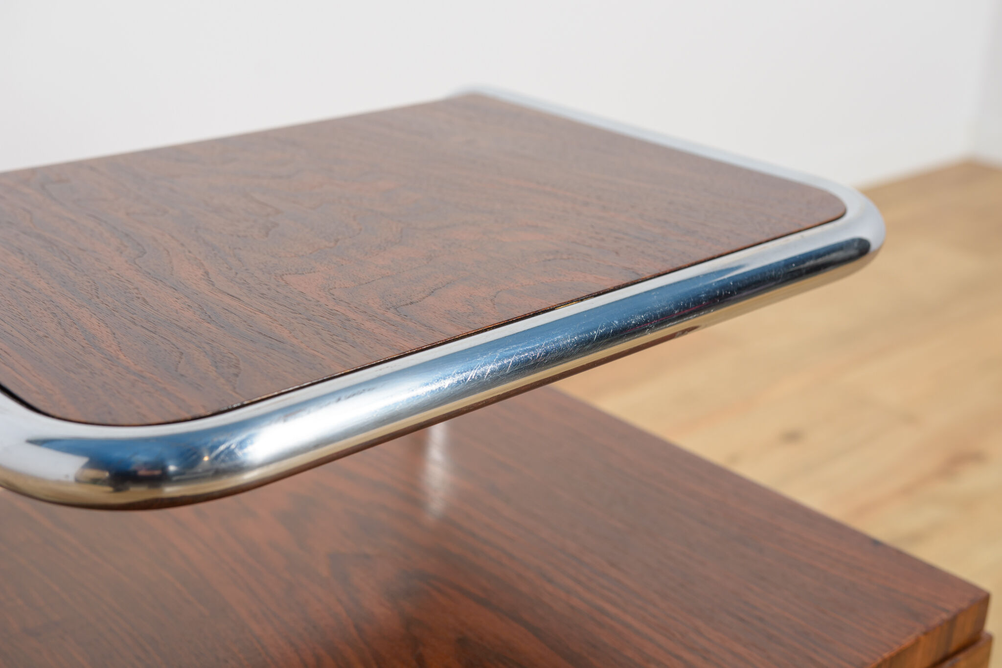 Mid-century nightstands Bauhaus from Mücke-Melder, 1930s, Czechoslovakia, set of 2