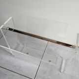 Magazine rack by David Lange for Roche Bobois