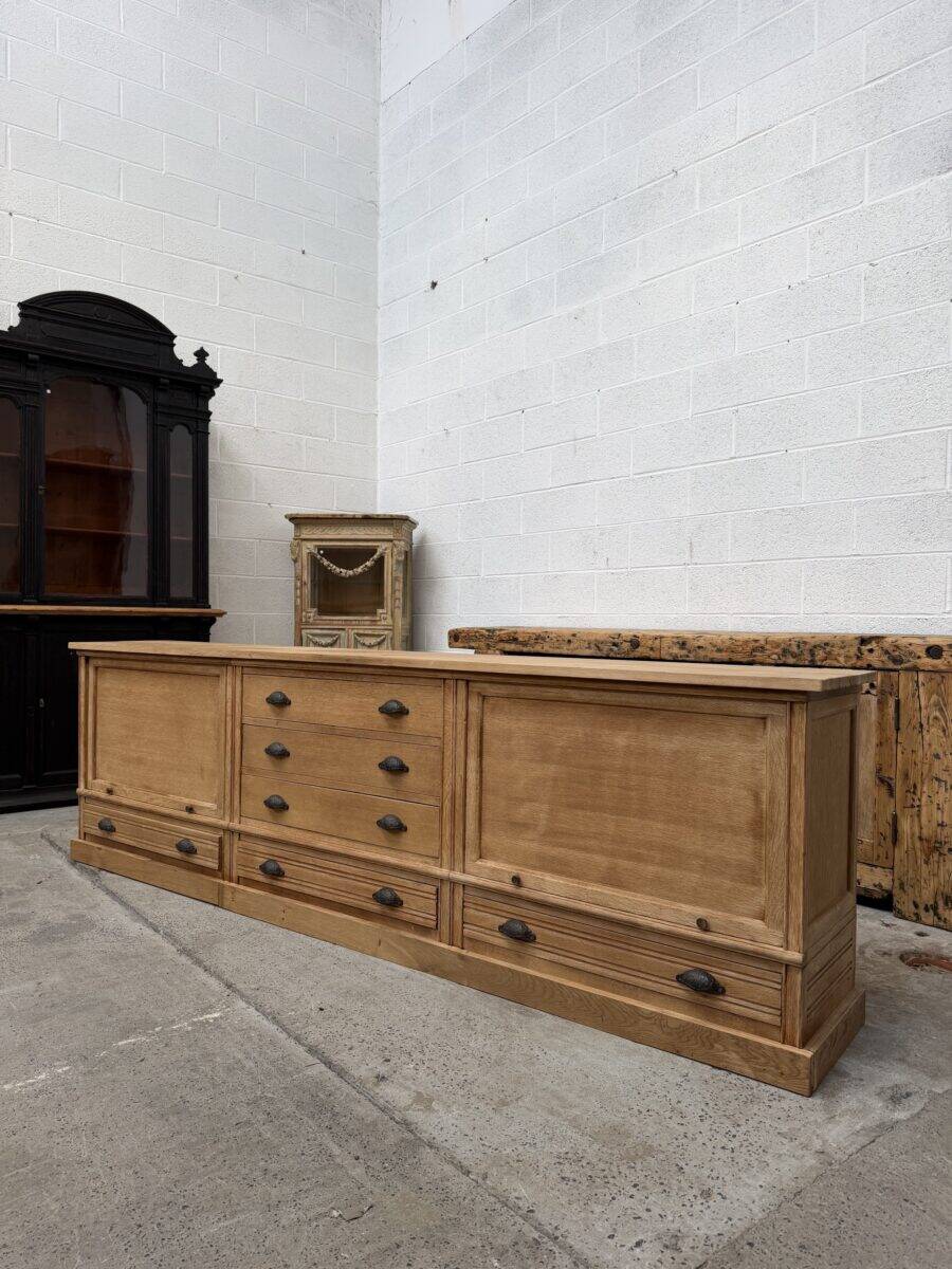 1960s oak workshop furniture