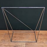 Pair of chrome trestles