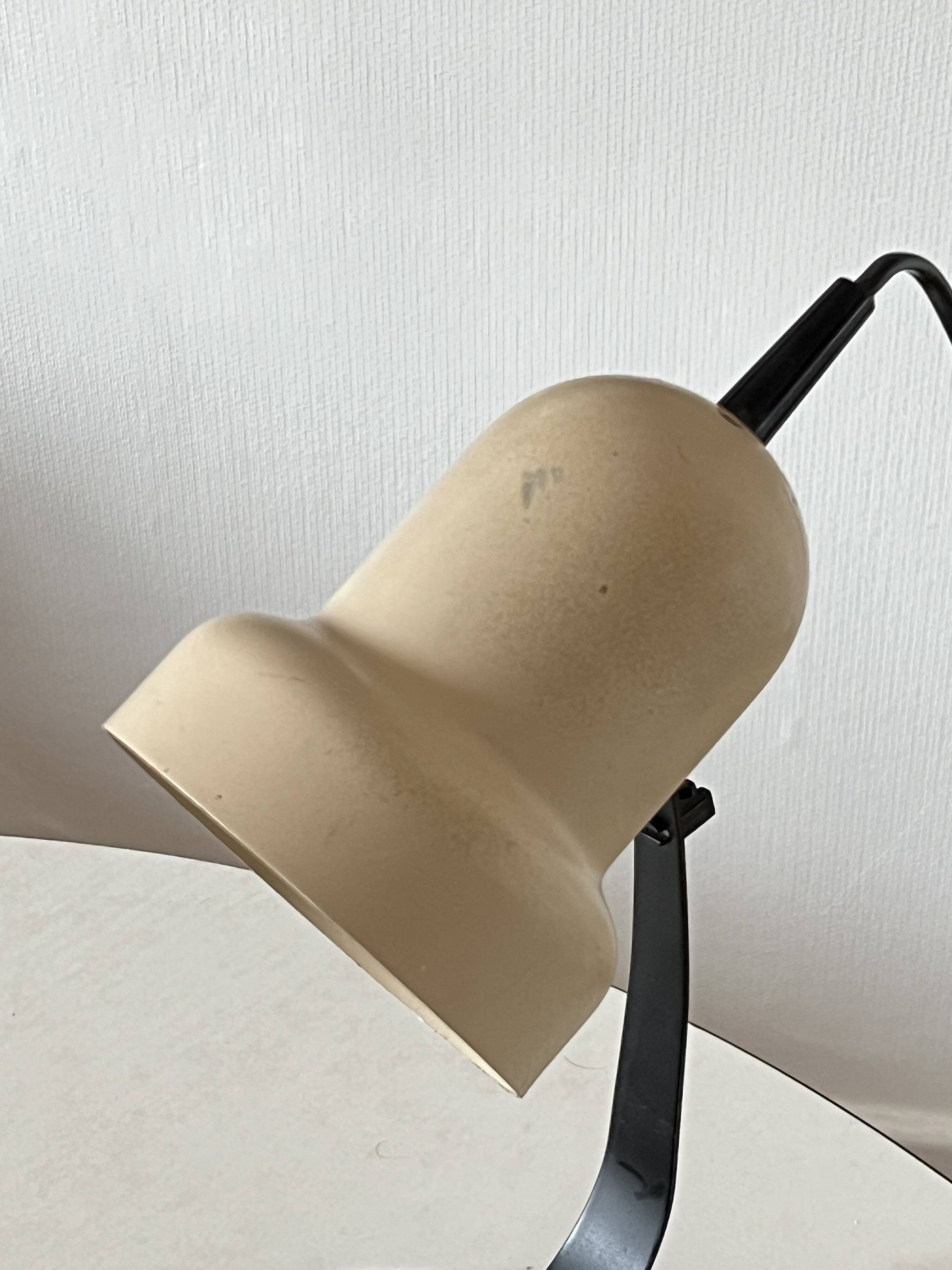 Vintage beige table lamp