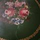 Napoleon III painted sheet metal tray