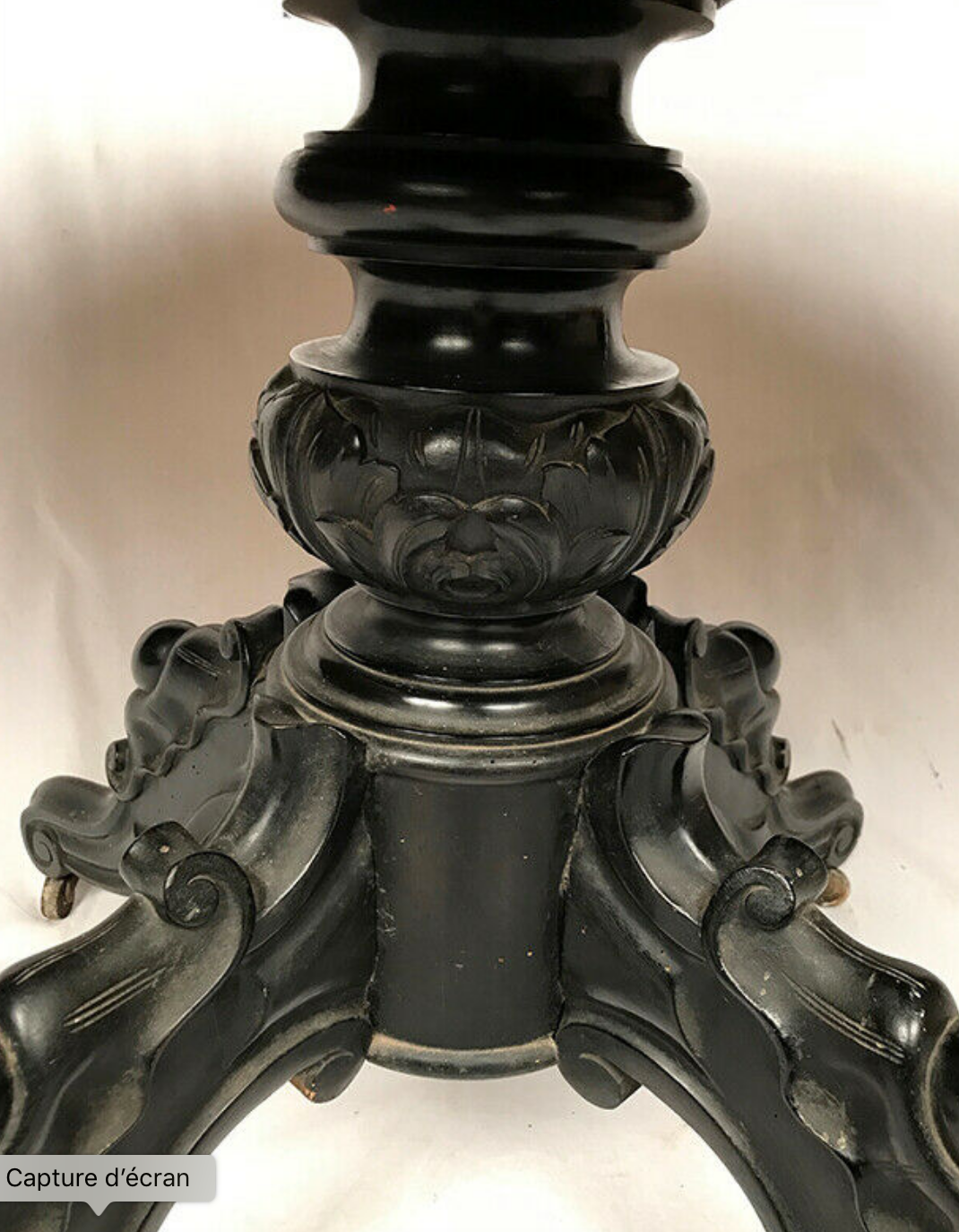 Table violonée Napoléon III