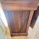 Antique bedside table in solid wood – natural patina