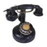 Black metal telephone 1926, manufacturer Jacquesson Paris