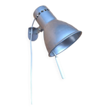 Vintage brushed aluminum wall light