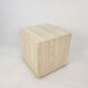 Italian Travertine Side Table, 1980's