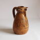 Spanish bull leather sangria pitcher by Artesania Raymon, 1950s.