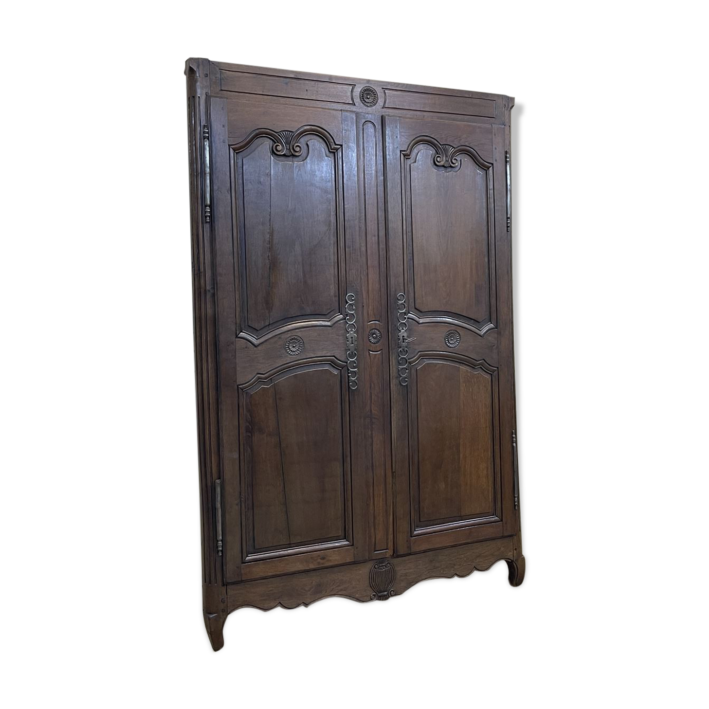 Eighteenth oak cabinet façade