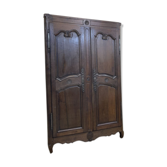 Façade d'armoire en chêne XVIIIème