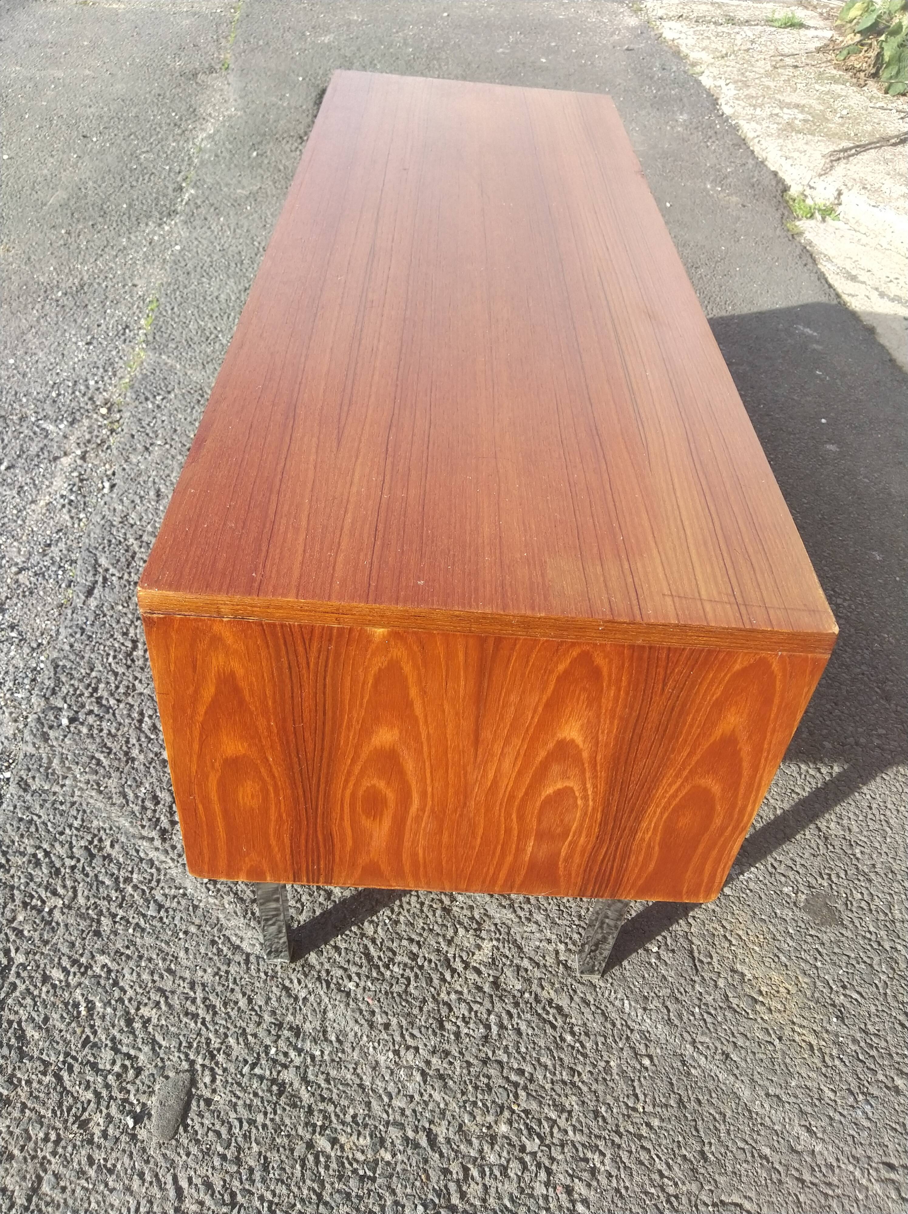 Teak sideboard or chest of drawers, 1960s