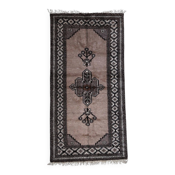 Tapis Gabbeh persan vintage fait main, 111 cm x 214 cm, années 1970