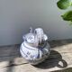 Moustiers blue ceramic teapot