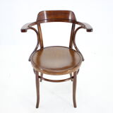 1910s office armchair J&J Kohn Nr.704 and side table,Czechoslovakia