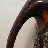 Vallauris ceramic handle vase
