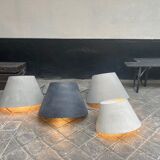 Large concrete lamp