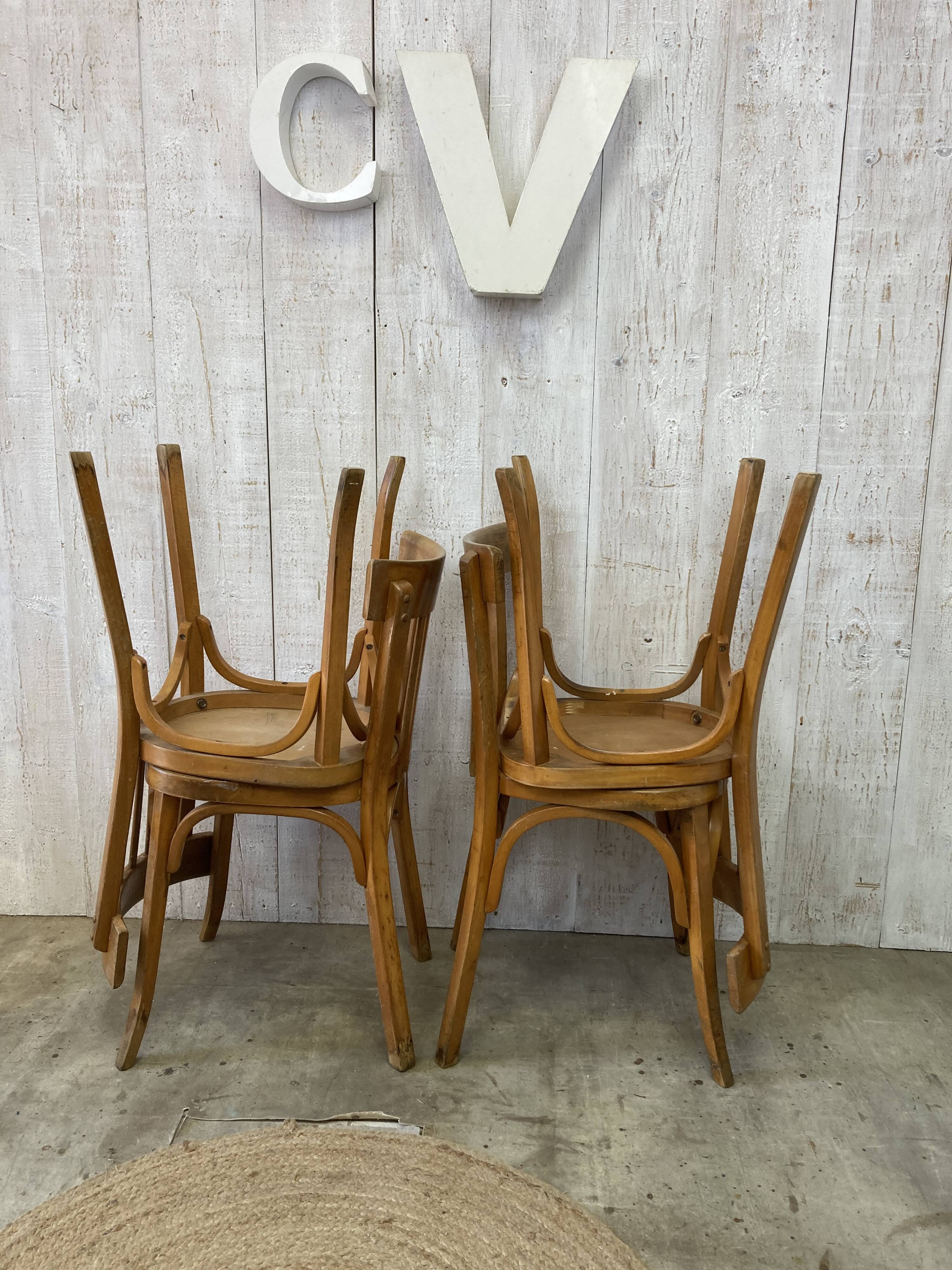 Set of 4 Baumann chairs