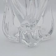 Art Vannes France - Large Sculptural Free-Form Vase - Solid Crystal 1950