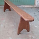 Oak bench.