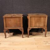 Paire de tables de chevet italiennes du XXe siècle
