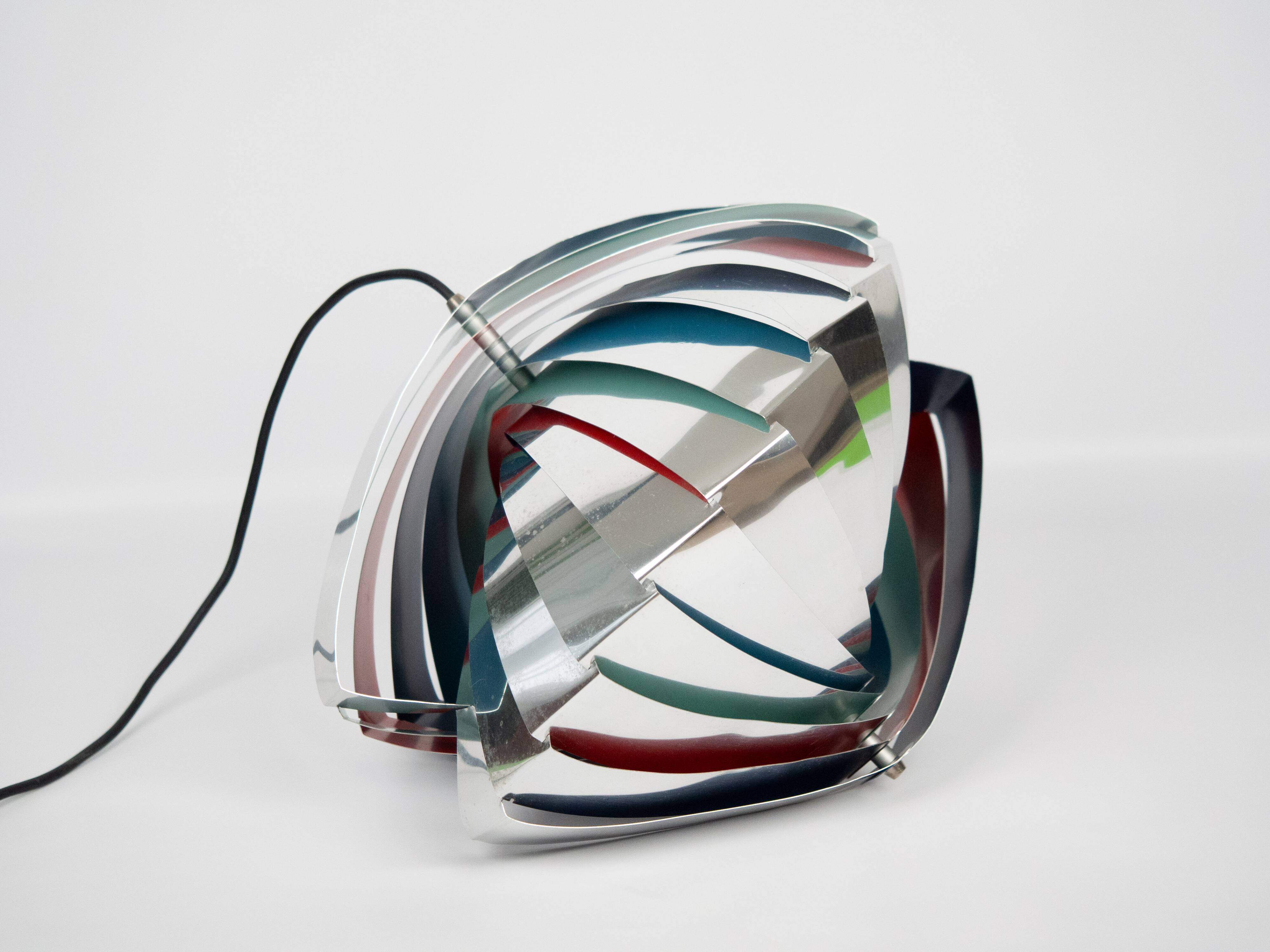 Lampe suspendue vintage danoise Konkylie par Louis Weisdorf, Lyfa, 1963