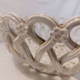 Old woven ceramic basket - Maison Pichon - Uzès 1960