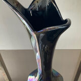 Vintage Verceram vase from the 60s-70s in iridescent ceramic
