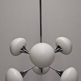 Space Age Sputnik chandelier with 6 lights, 50s-60s