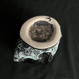Vallauris, vintage vase or pot with handle circa 1970