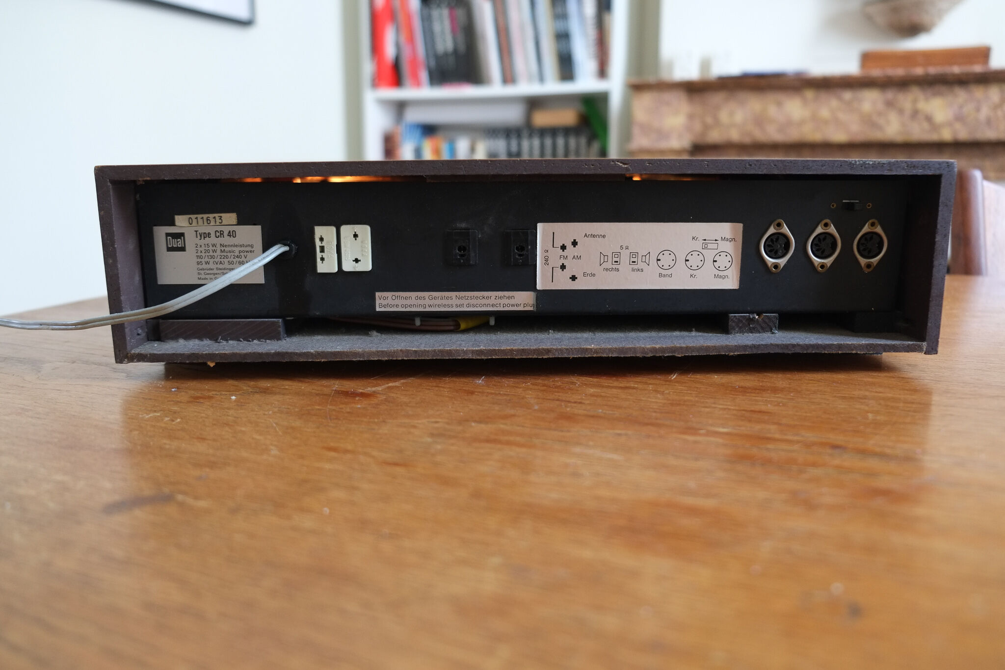 Ampli tuner Dual CR40 - 1969