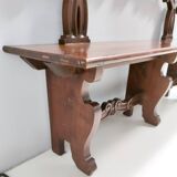 Baroque Style Solid Carved Beech Bench, Italy