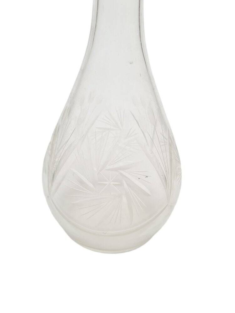 Art Deco crystal carafe, Germany, 1900s