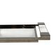 Jacques Adnet, Modernist lucite mirrored tray, Maison Adnet, France 1950