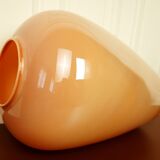 Iridescent blown glass vase